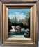 Painting "Ancient landscape". Oil on canvas.