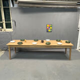 Farmhouse table with spindle legs (300 cm x 90 cm)
