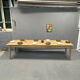 Table de ferme pieds fuseaux (300 cm x 90 cm)