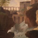 Great Italian landscape painting from 18th century