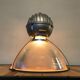 Suspension lamp holophane gray prismatic glass