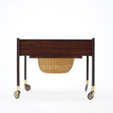 1960s Rosewood Sewing Table , Denmark