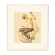 Ivo saliger “friend of hafez”. original color etching