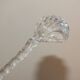 Spun crystal mustard or jam spoon