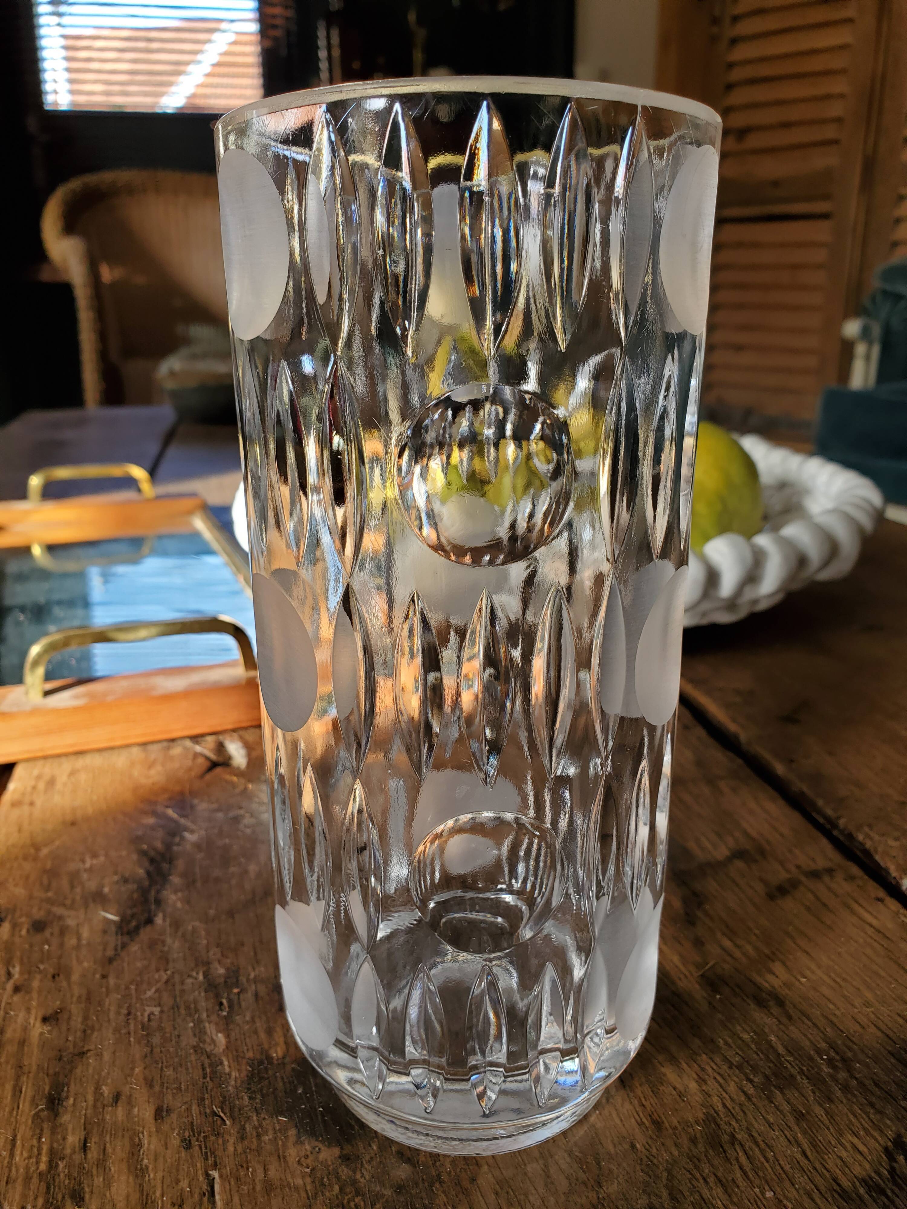 Modernist cylindrical vase