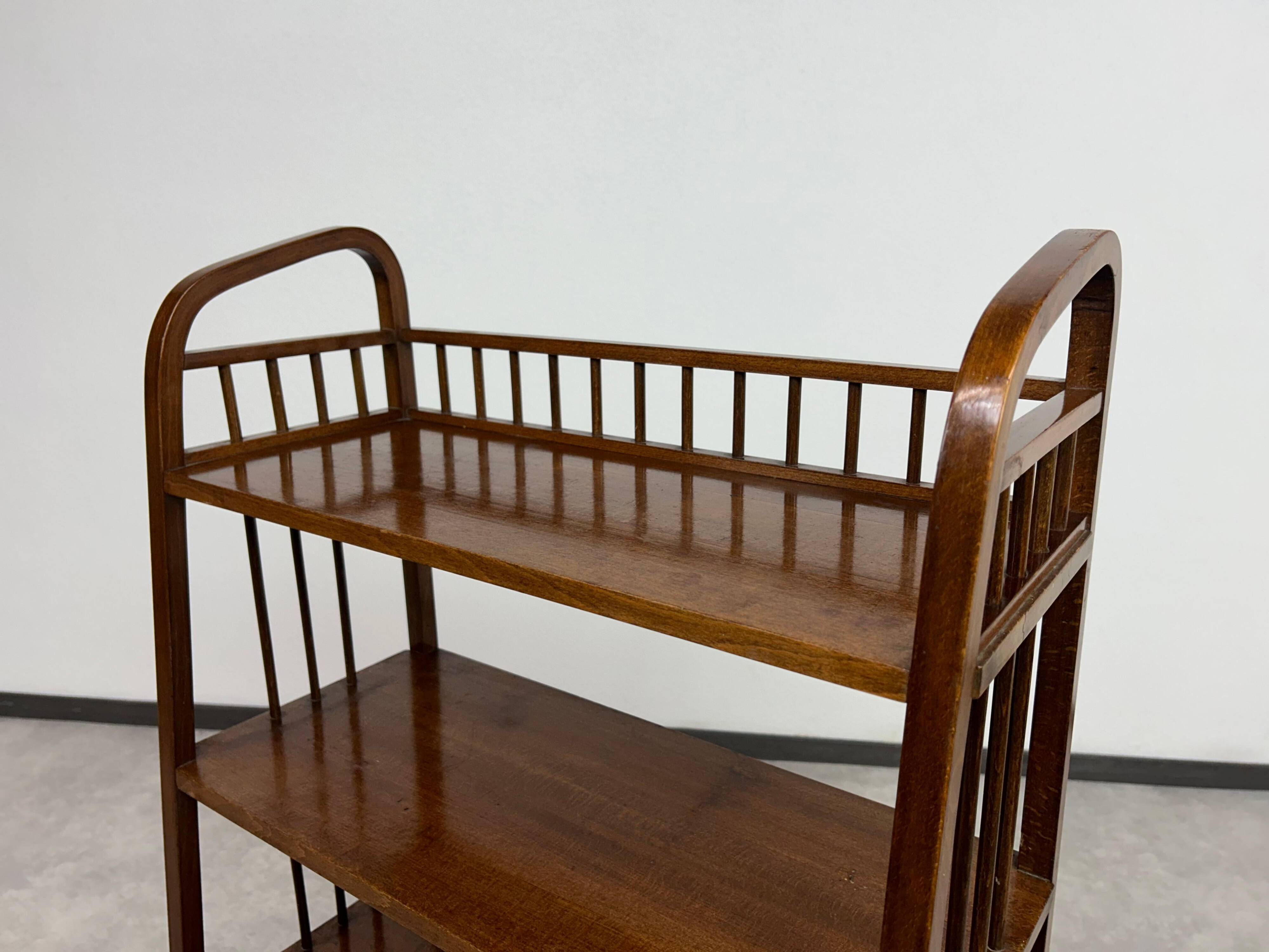 Jugendstil shelf by Thonet Debrecen