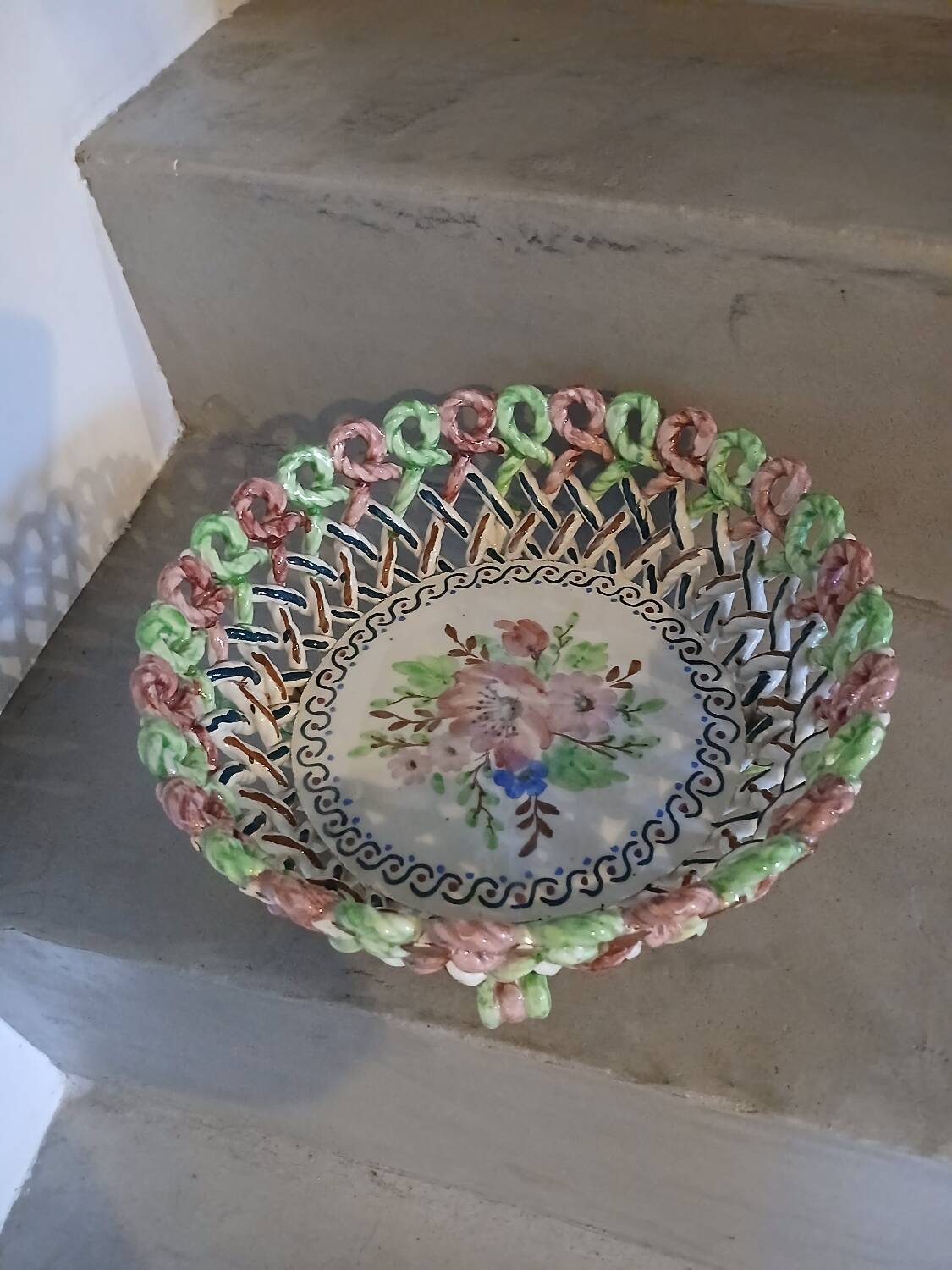 Vintage Spanish ceramic bowl