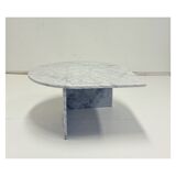 Coffee table White Carrara Marble