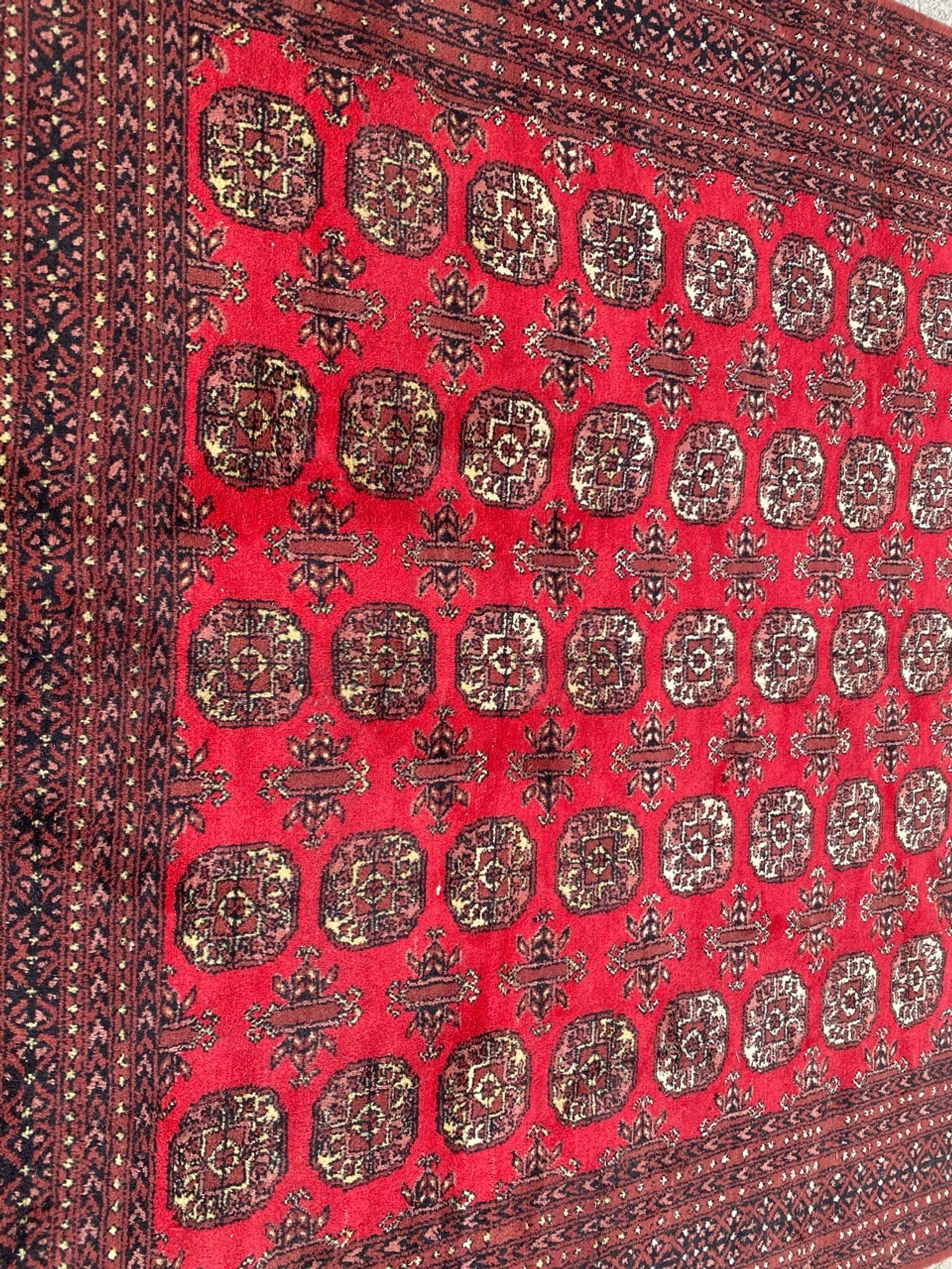 Carpet turkmen pakistan bukhara 195x216 cm