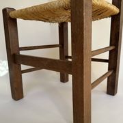 Set de quatre chaises paysannes paillées