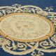 Handmade European Vintage Aubusson Kilim 304 cm x 457 cm
