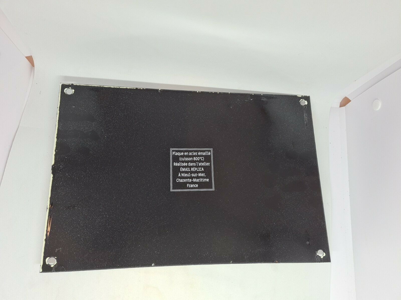 MOTUL oil enamel plate