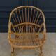 Paire de fauteuils en rotin, travail français 1960