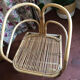Fauteuil Chaise en rotin / osier vintage