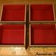 Fruitwood glass dressing table – 1950