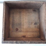 Old wooden workshop drawer