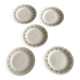 5 dessert plates