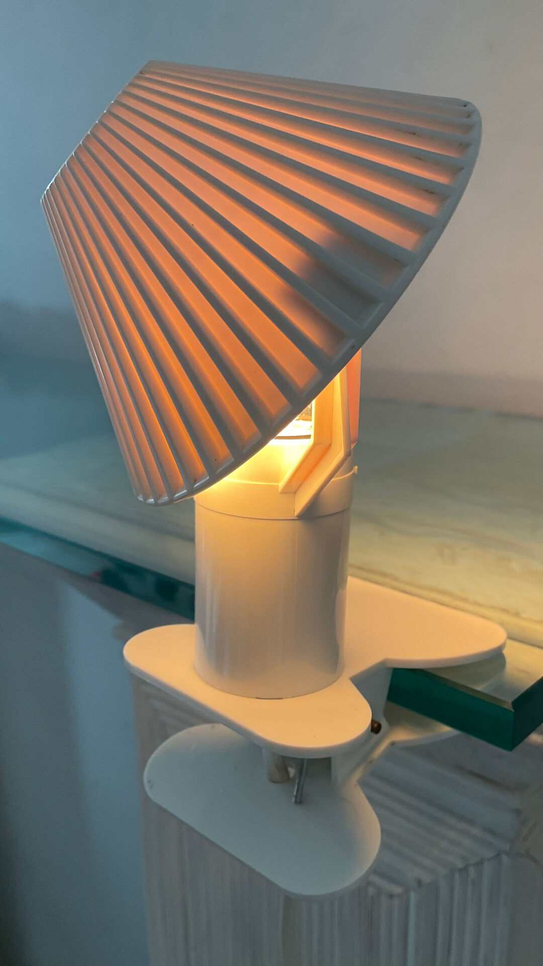 Lampe champignon à pince des années 60-70