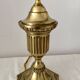 Lamp foot in retro American bronze vintage year 50.