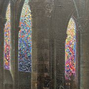 Gaston Delpard – Oil on canvas signed – View of a church