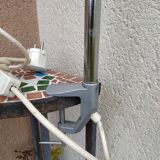 Vintage seventies hose workshop lamp