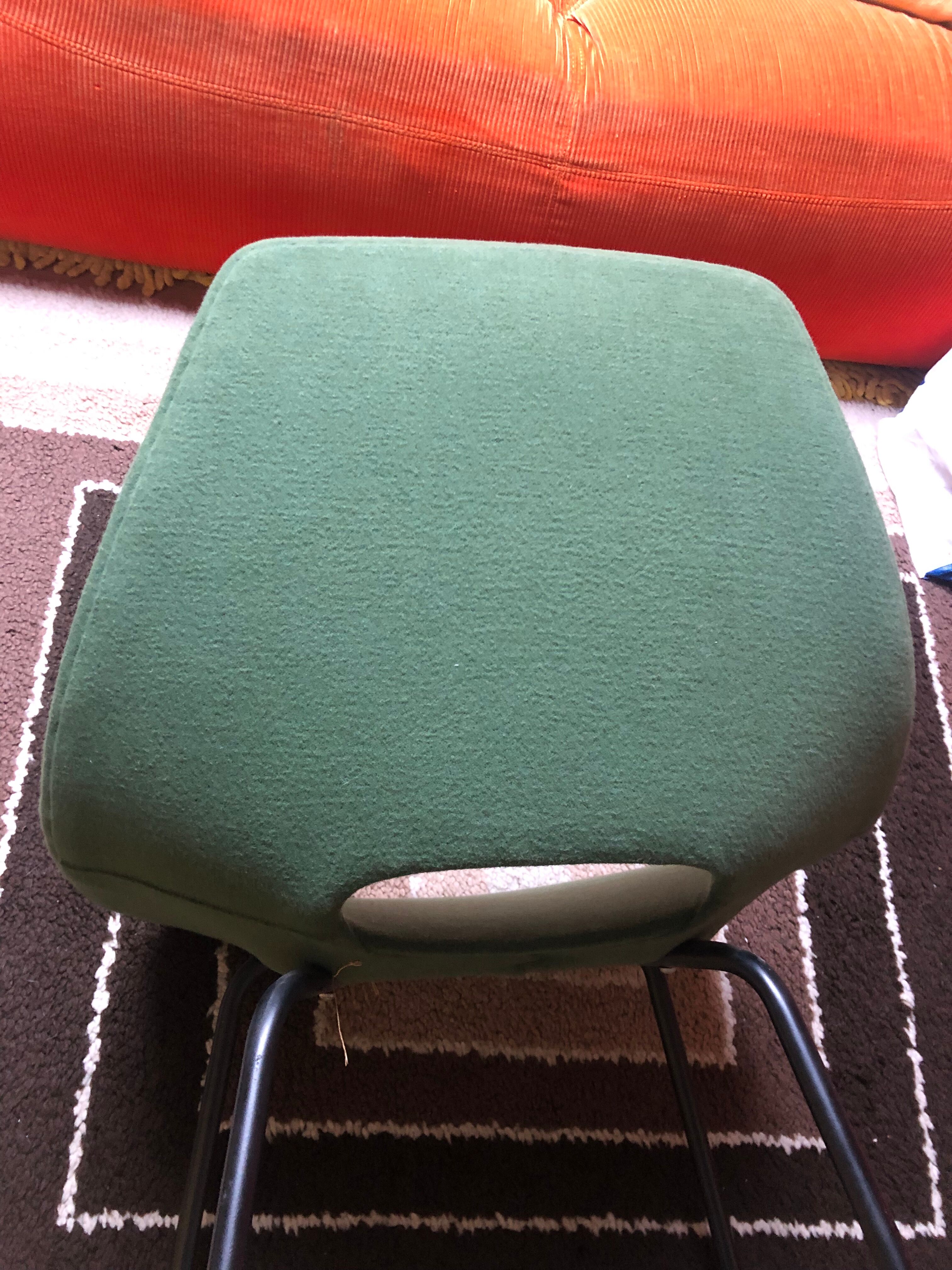 Pair of tonneau chairs by Guariche Pierre for Steiner. 50
