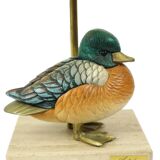 Artiflex Duck Lamp Design Brass Resin Travertine Malevolti