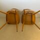 Paire de chaises fourmi Baumann années 50