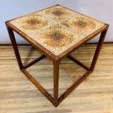 1960s aksel kjersgaard rosewood tiled coffee table