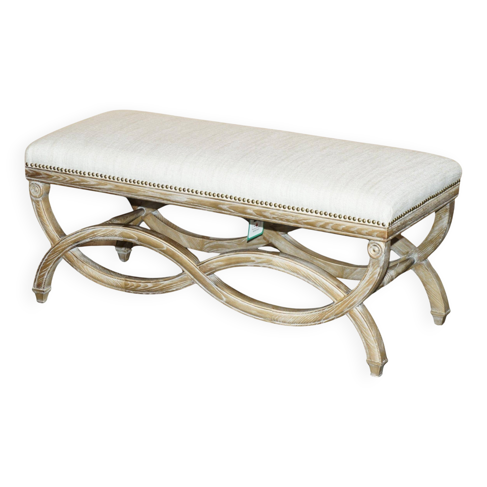 Regency style banquette - Dressing table or double piano stool