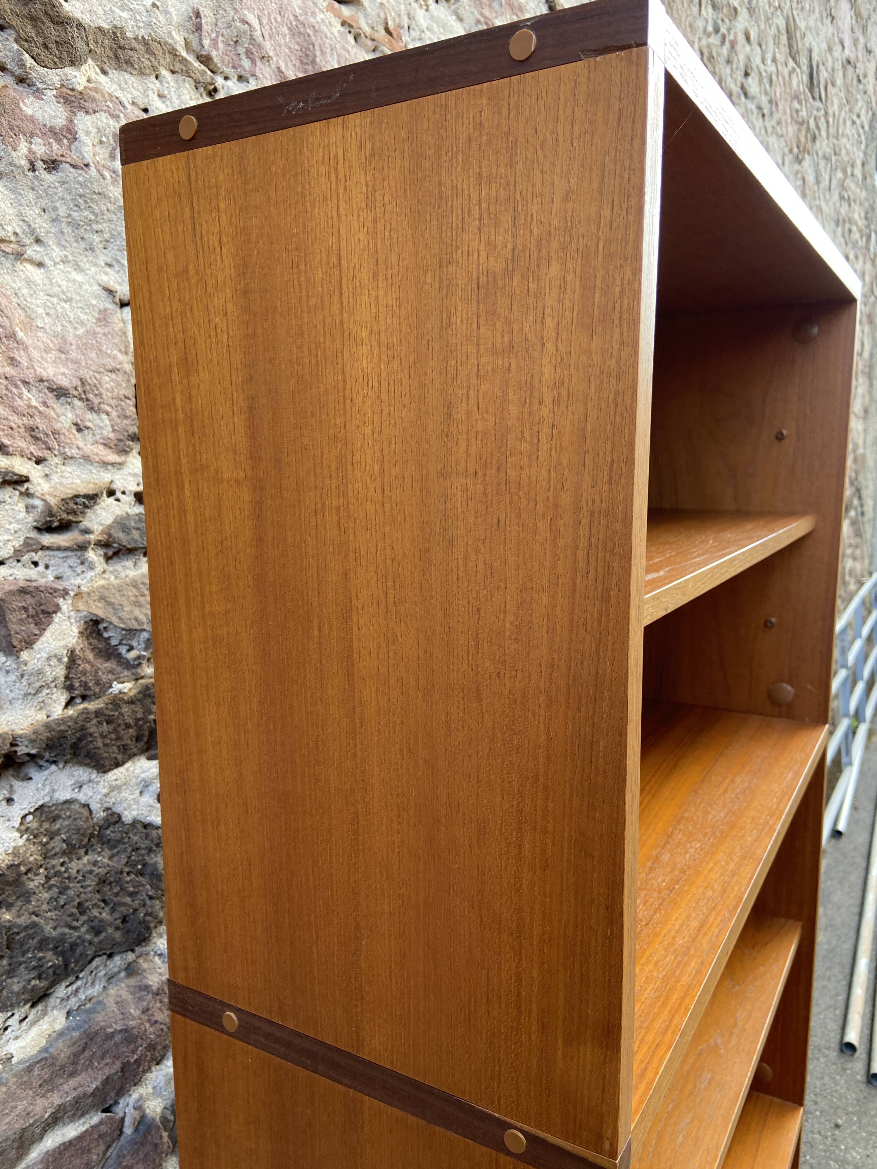 Mid-century scandinavian minvielle shelf, 1960 modular