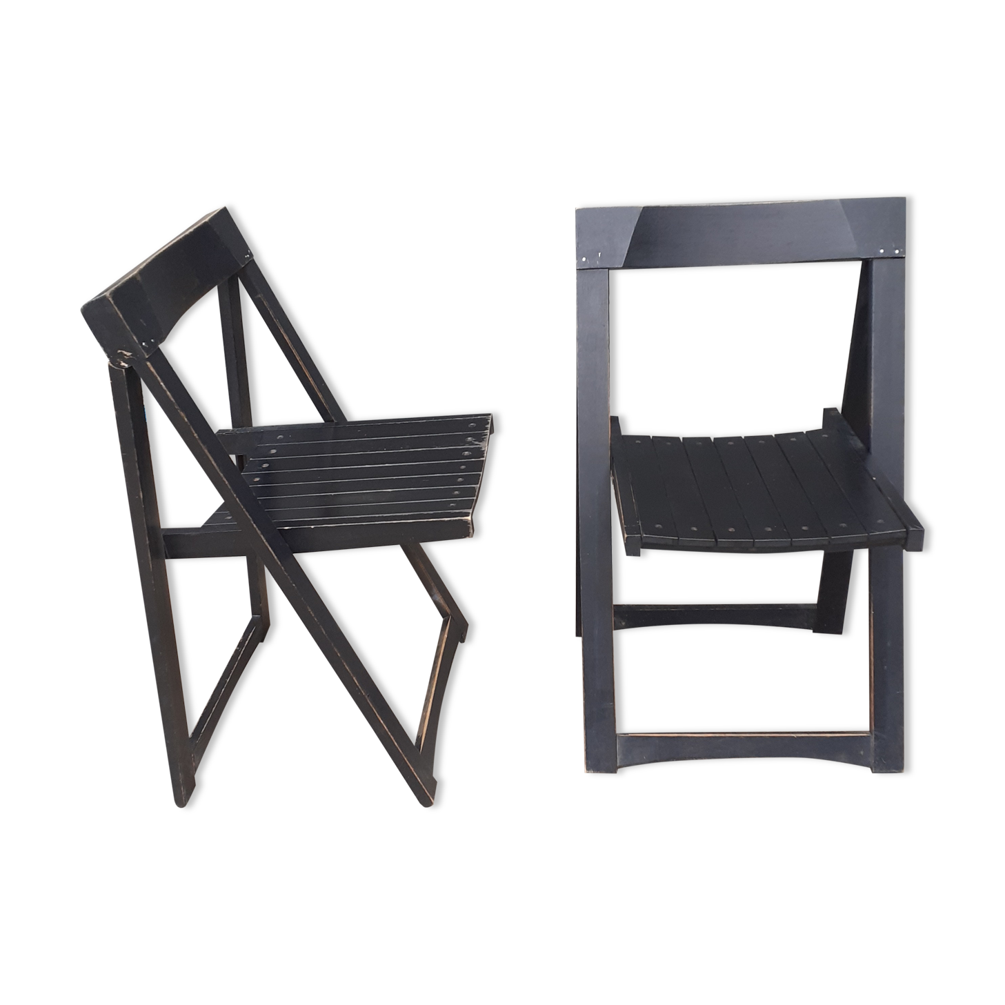 Pair of folding chairs