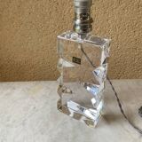 Vintage Sèvres crystal lamp base, Bauhaus/Art Deco design