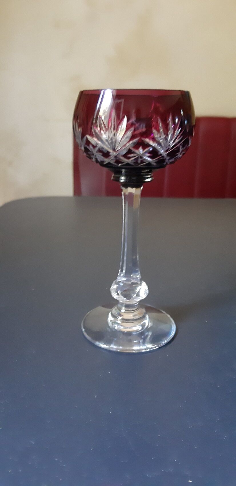 4 crystal glasses Saint Louis