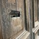 Double old oak door