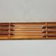 Set of 6 vintage skewers in stainless steel and wood in their box