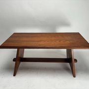 Mid-Century Modern Wooden Coffee Table by Paolo Buffa, 1950s