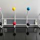 small vintage metal rack Sputnik Atomic