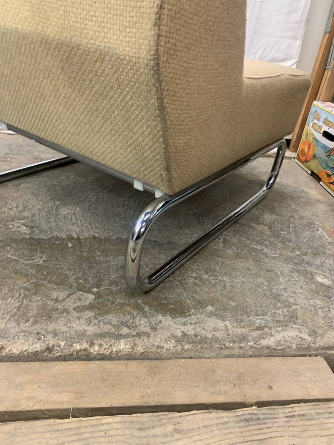 Pair of designer armchairs circa 1980