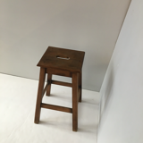 Antique square stool