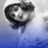 Nude photography back woman Belle Époque - A4 - 1920