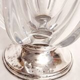 Jarrón de cristal transparente. Spain,1970s.