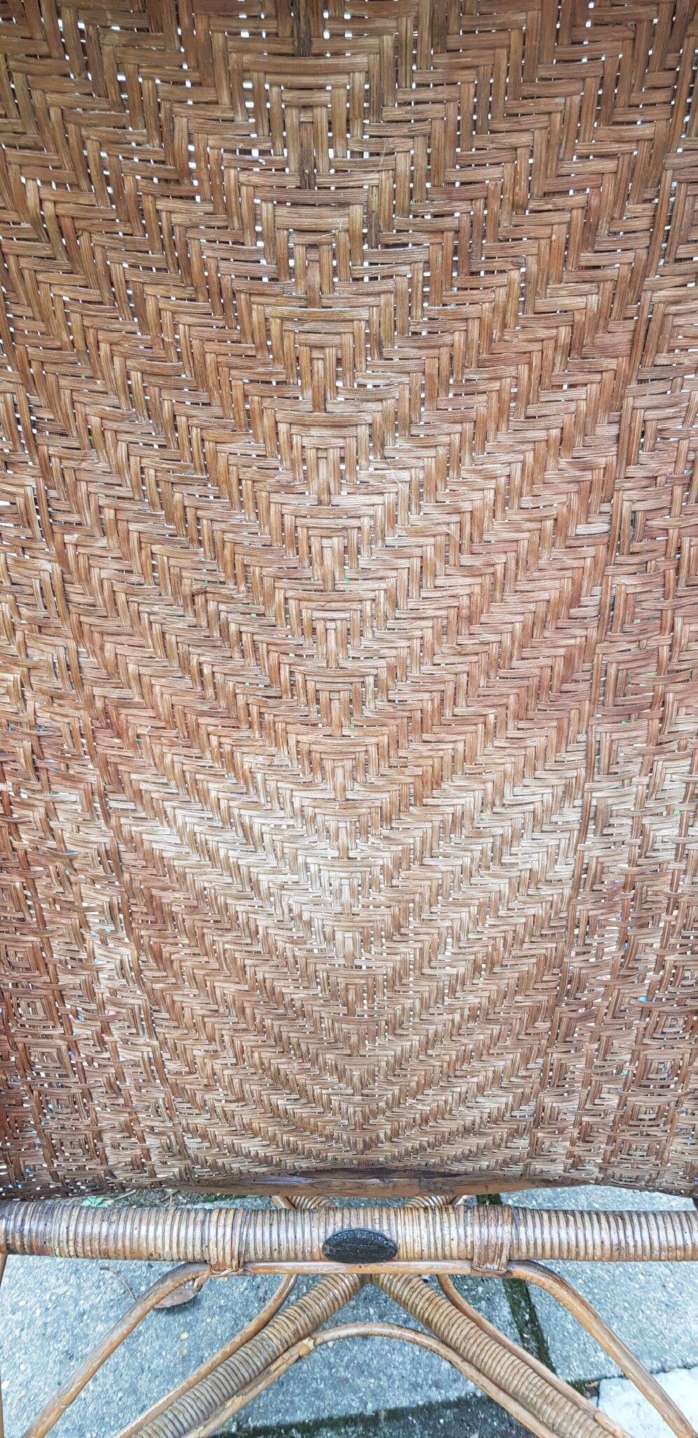 Fauteuil rotin Perret et Vibert