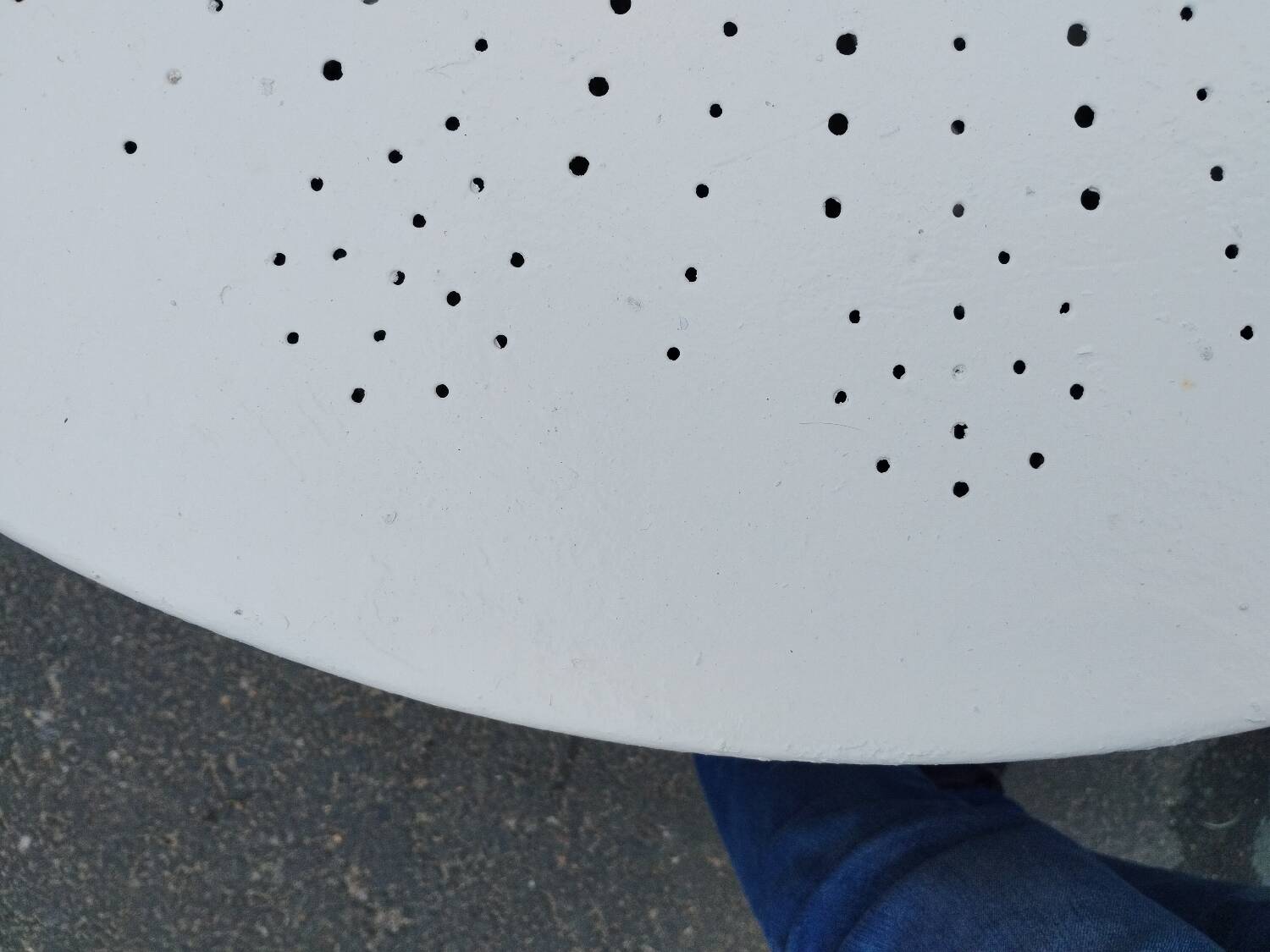 Antique garden furniture in vintage iron