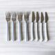 Set of 4 forks and 4 knives Air France of the 70s by Nathalie George