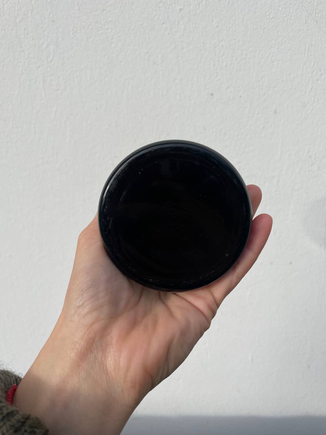 4 black water glasses 1990