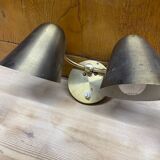 Double applique en laiton 1950