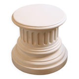 Antique plaster pedestal column