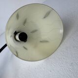 Pair of vintage glass wall lights 1950