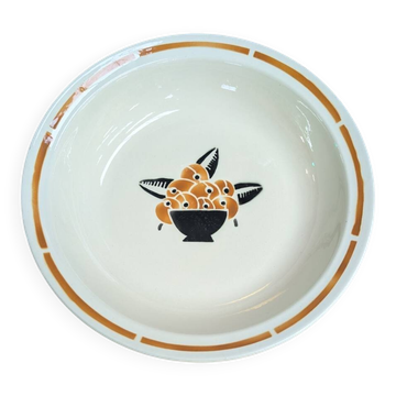 Badonviller serving dish/salad bowl, "jade" model